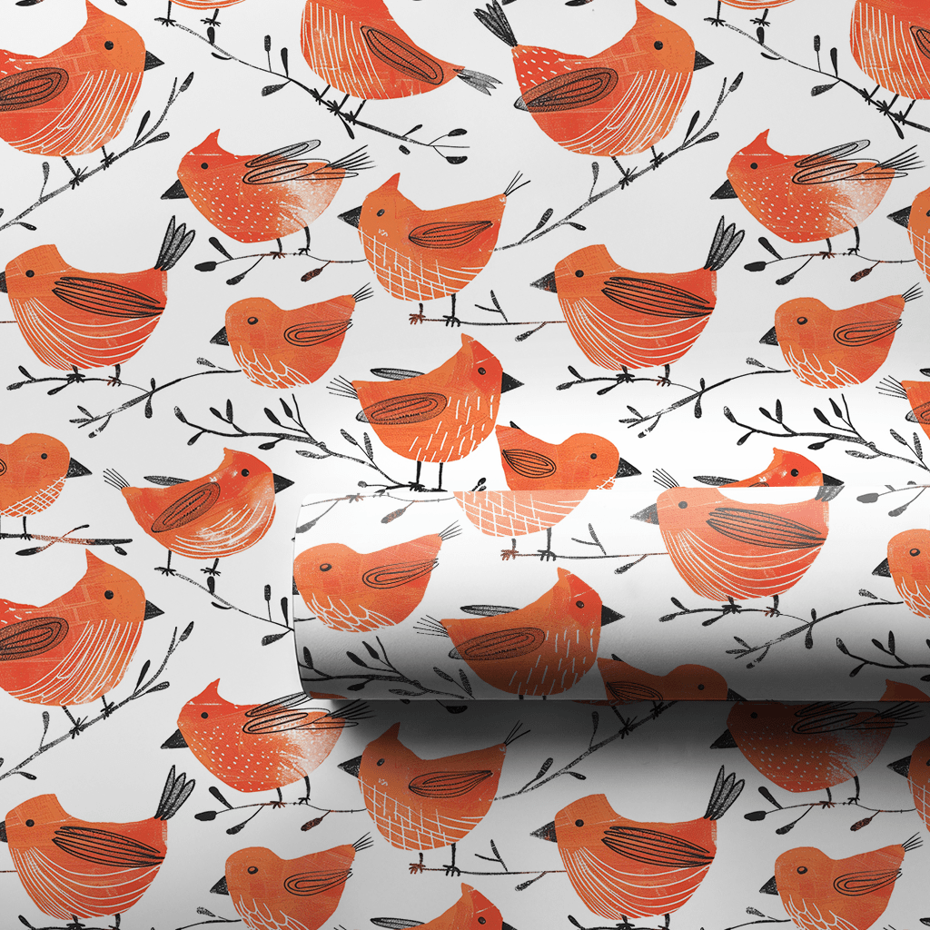 Red Delight - Wrapping Paper - Aspen & Arlo