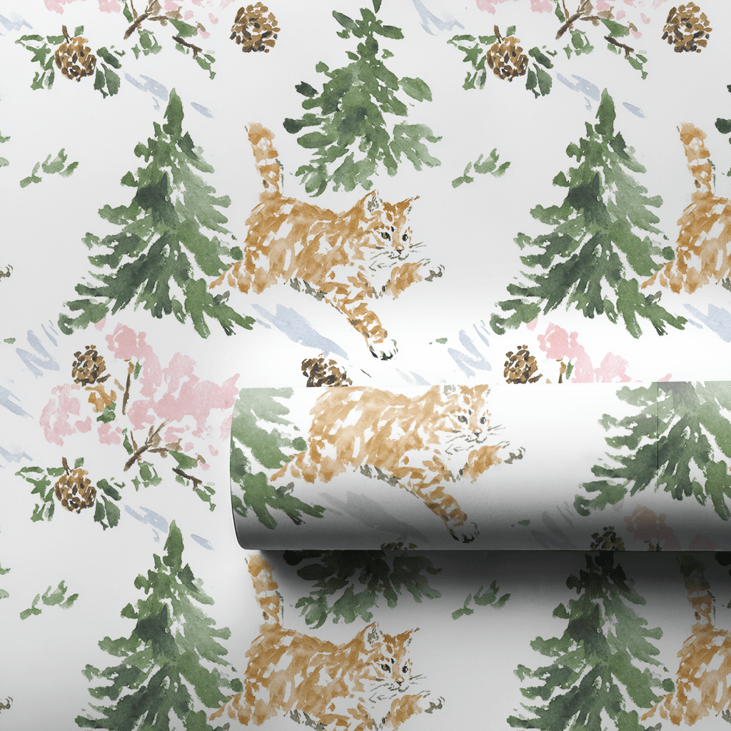 Outdoor Cat - Wrapping Paper - Aspen & Arlo