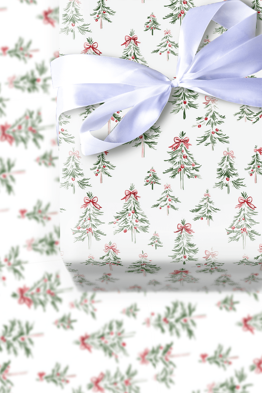Gifted and Bowed - Wrapping Paper - Aspen & Arlo