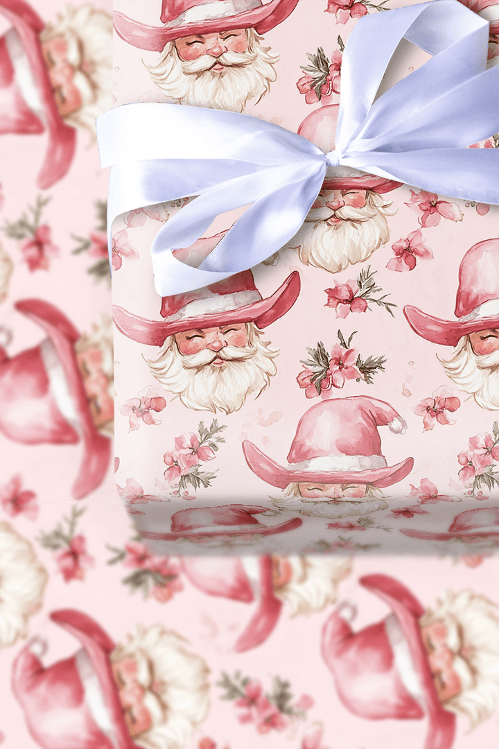 Pink Yeehaw - Wrapping Paper - Aspen & Arlo