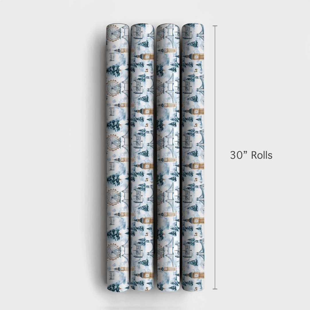 Christmas In London - Wrapping Paper - Aspen & Arlo