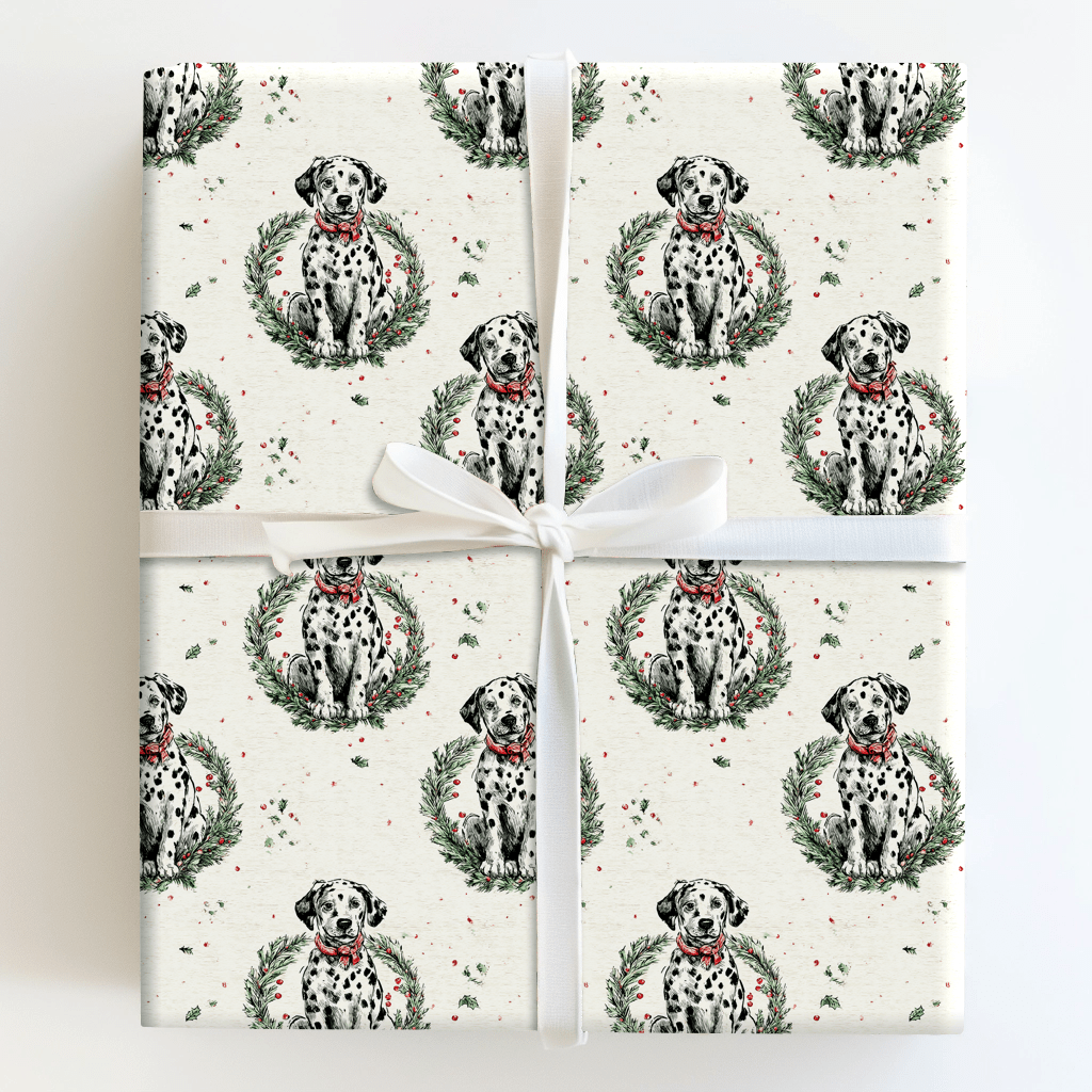 Dalmatian in a Pear Tree - Wrapping Paper - Aspen & Arlo