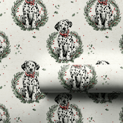Dalmatian in a Pear Tree - Wrapping Paper - Aspen & Arlo