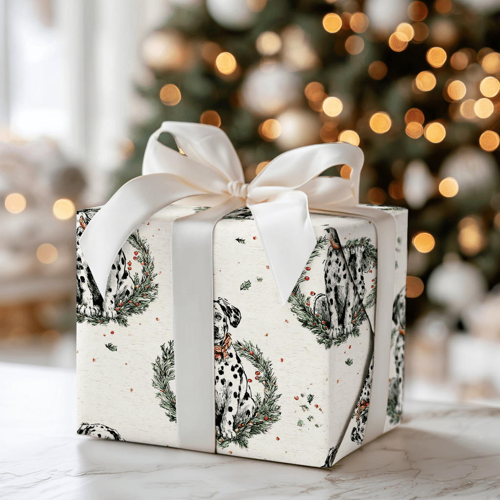 Dalmatian in a Pear Tree - Wrapping Paper - Aspen & Arlo