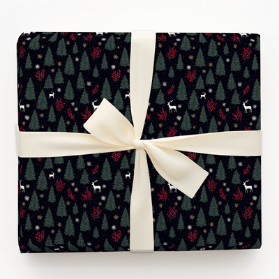 Dark Night Vintage - Wrapping Paper - Aspen & Arlo