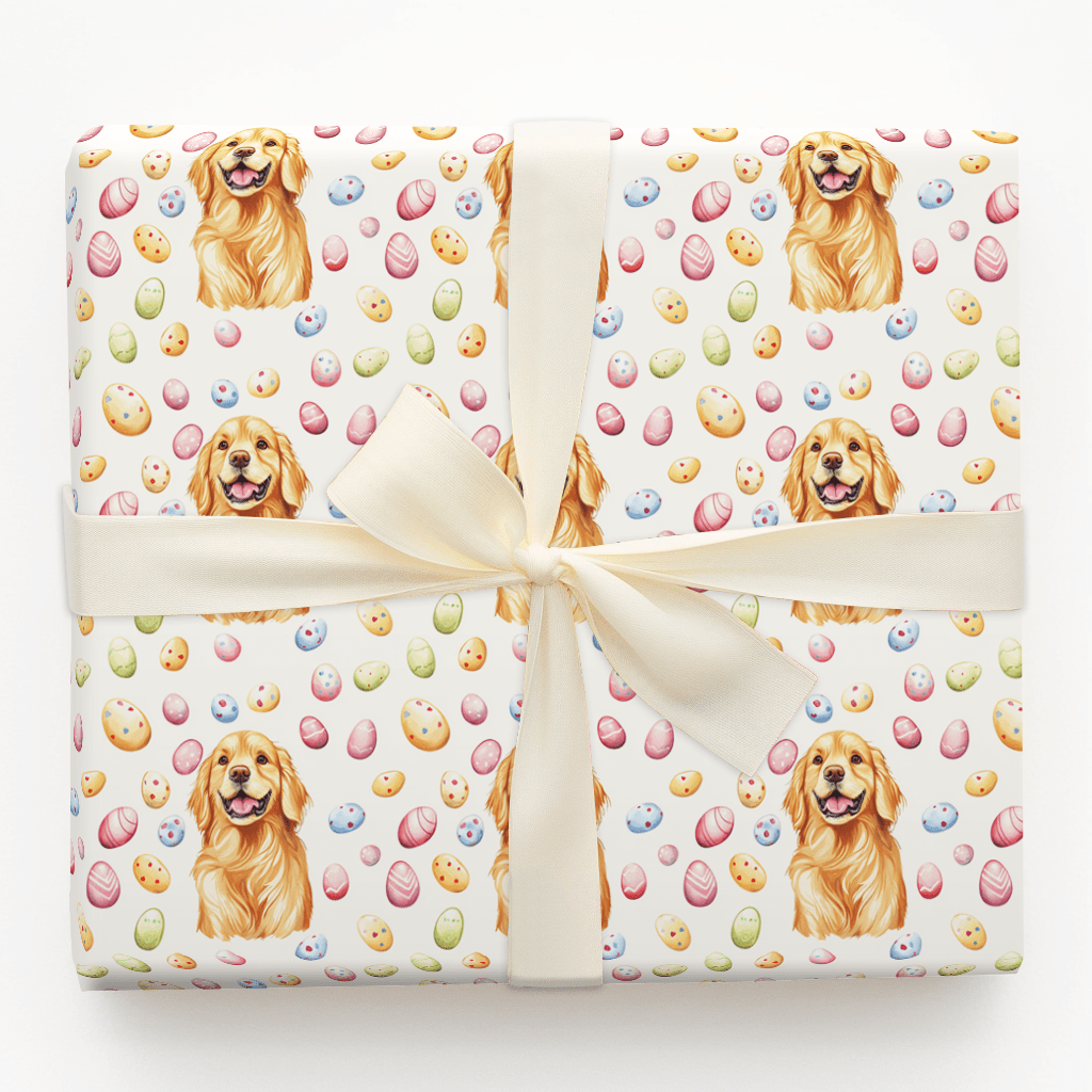 Easter Eggs with the Red Golden - Wrapping Paper - Aspen & Arlo