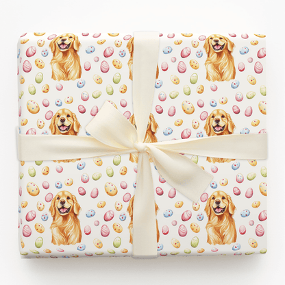 Easter Eggs with the Red Golden - Wrapping Paper - Aspen & Arlo