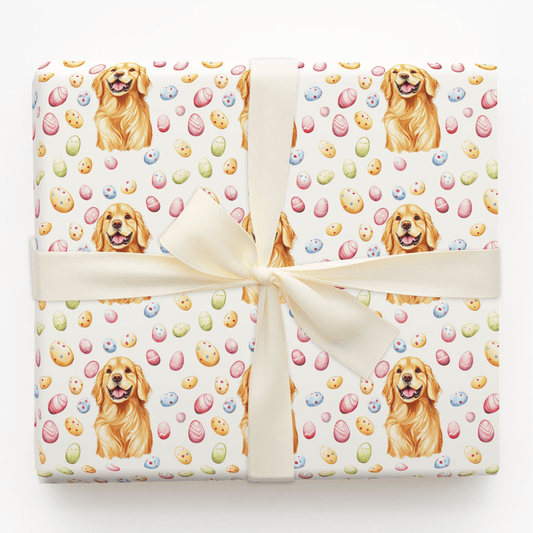 Easter Eggs with the Red Golden - Wrapping Paper - Aspen & Arlo