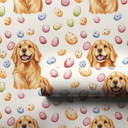 Easter Eggs with the Red Golden - Wrapping Paper - Aspen & Arlo
