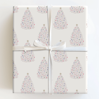 White Ceramic Tree - Wrapping Paper - Aspen & Arlo
