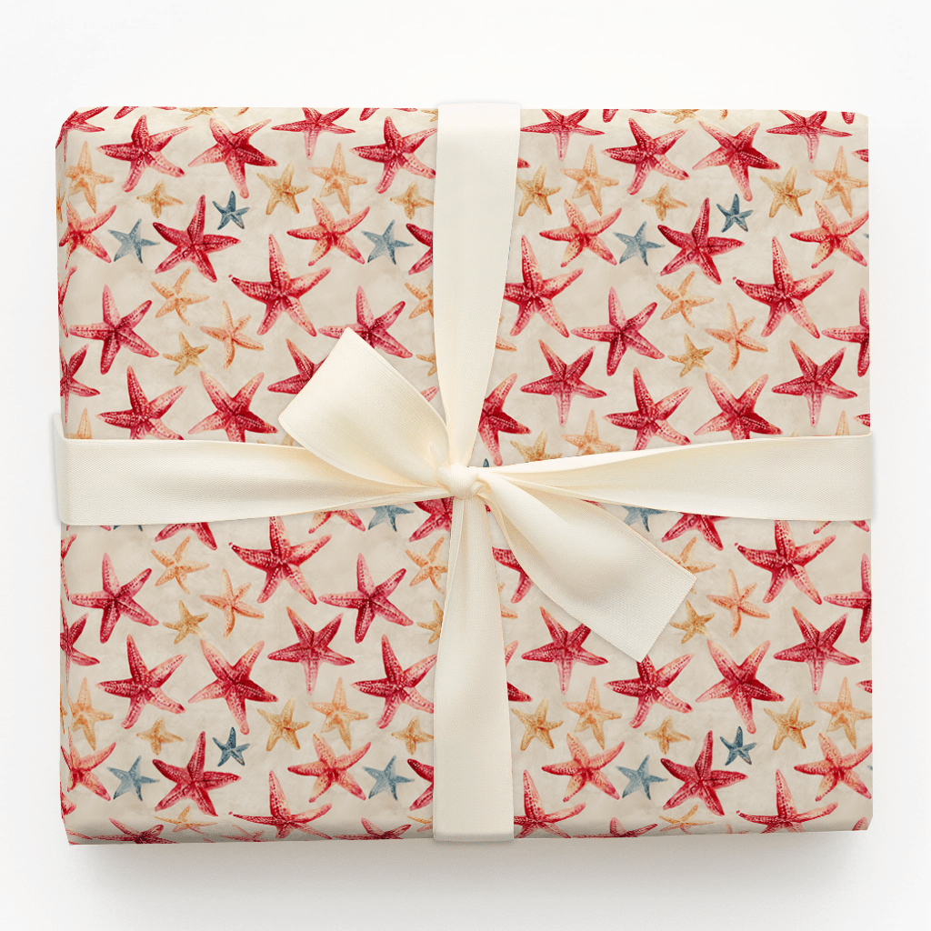 Follow the Starfish - Wrapping Paper - Aspen & Arlo