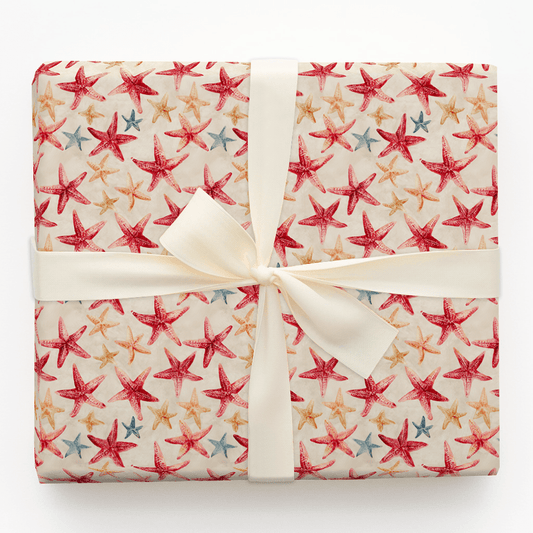 Follow the Starfish - Wrapping Paper - Aspen & Arlo
