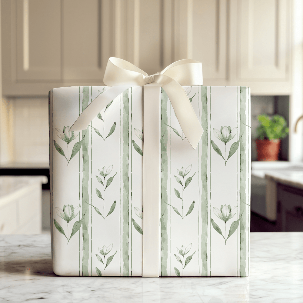 Line on the Petal - Wrapping Paper - Aspen & Arlo