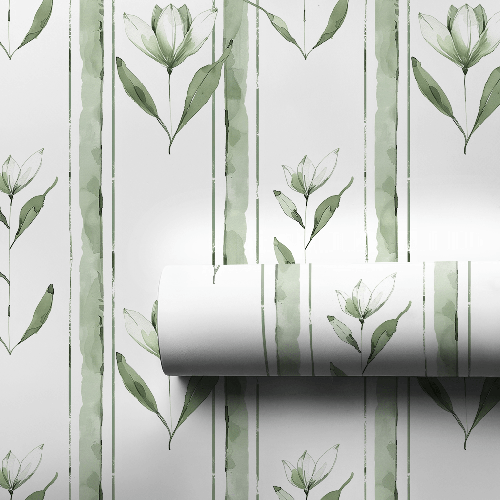 Line on the Petal - Wrapping Paper - Aspen & Arlo