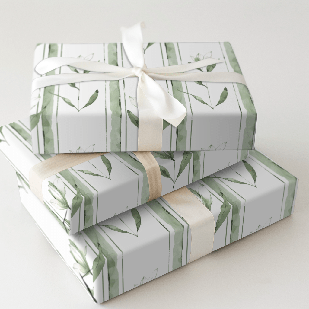 Line on the Petal - Wrapping Paper - Aspen & Arlo