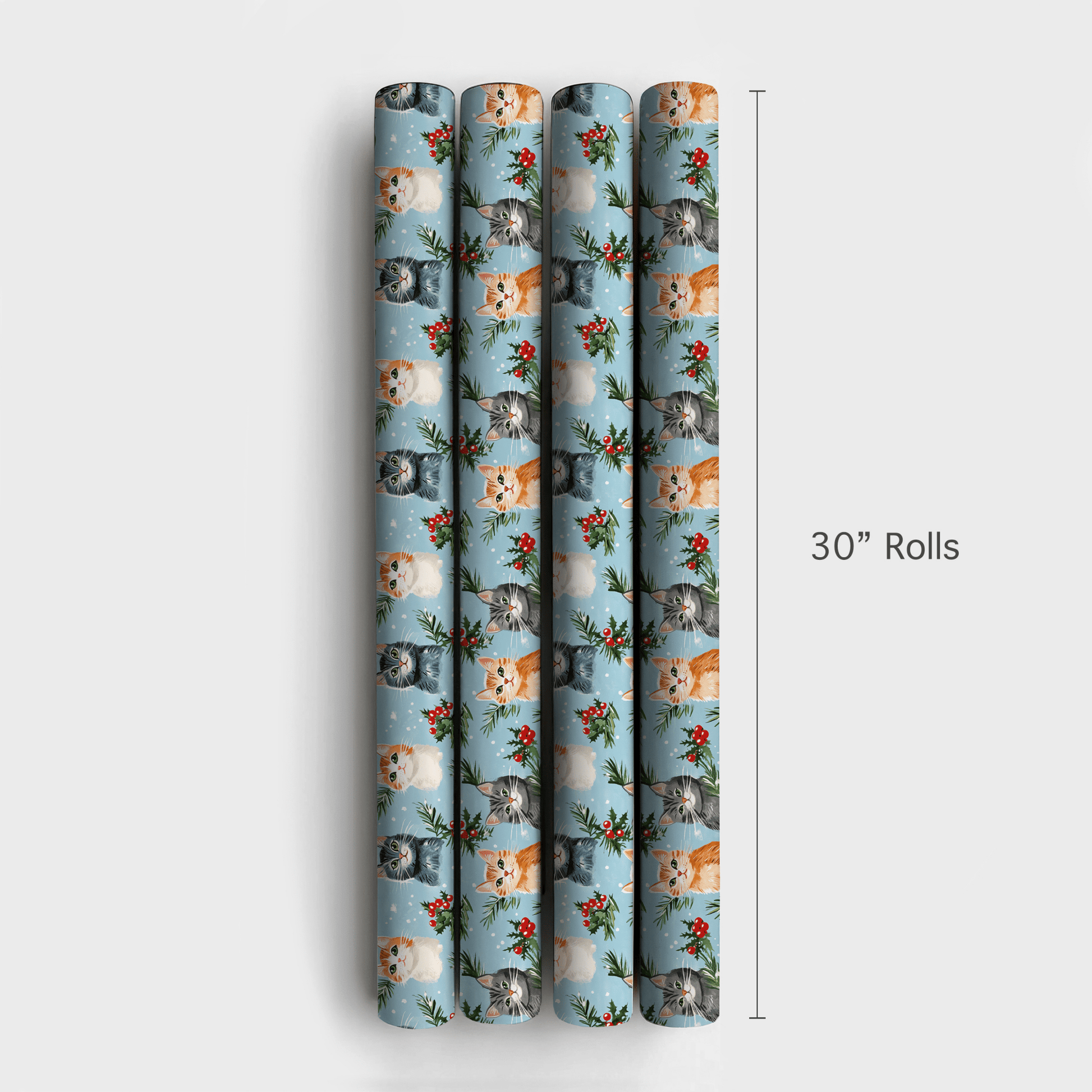 Meow Mint Moment - Wrapping Paper - Aspen & Arlo