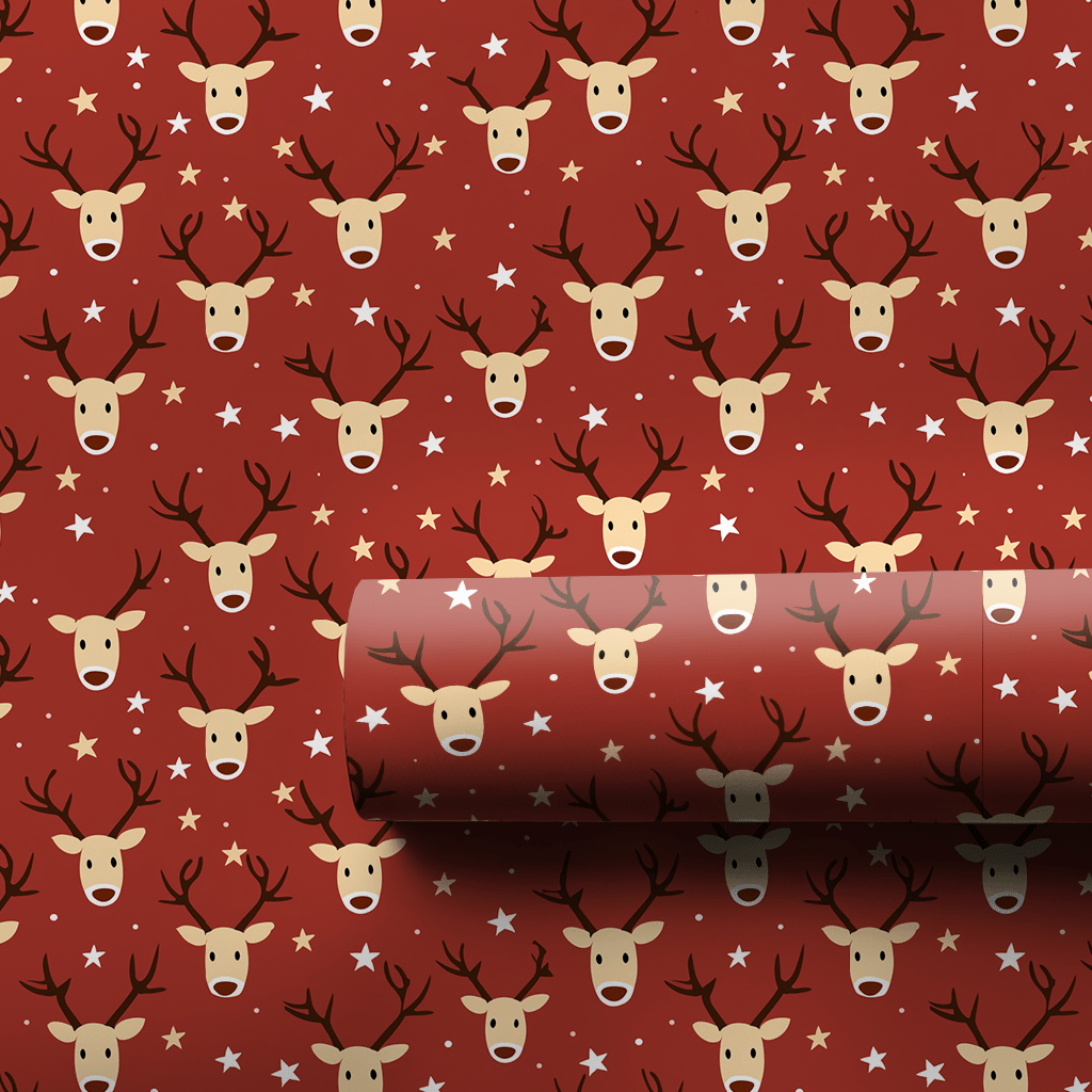 Santa's Sleigh Sparkle - Wrapping Paper - Aspen & Arlo