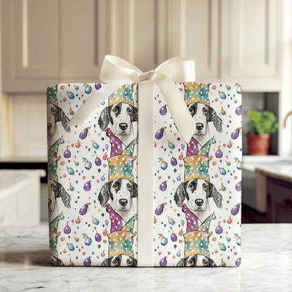 Mardi Gras Dalmatian - Wrapping Paper - Aspen & Arlo