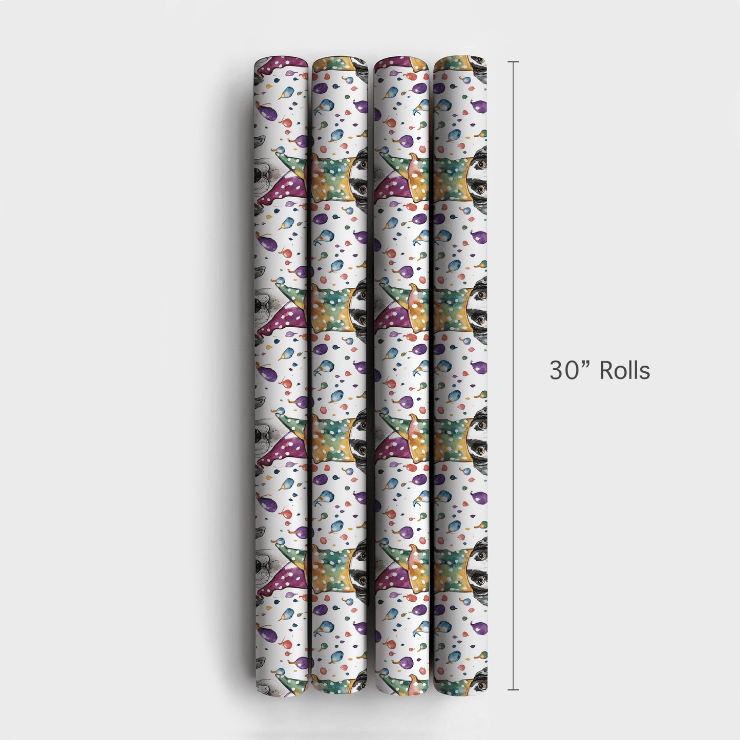 Mardi Gras Dalmatian - Wrapping Paper - Aspen & Arlo