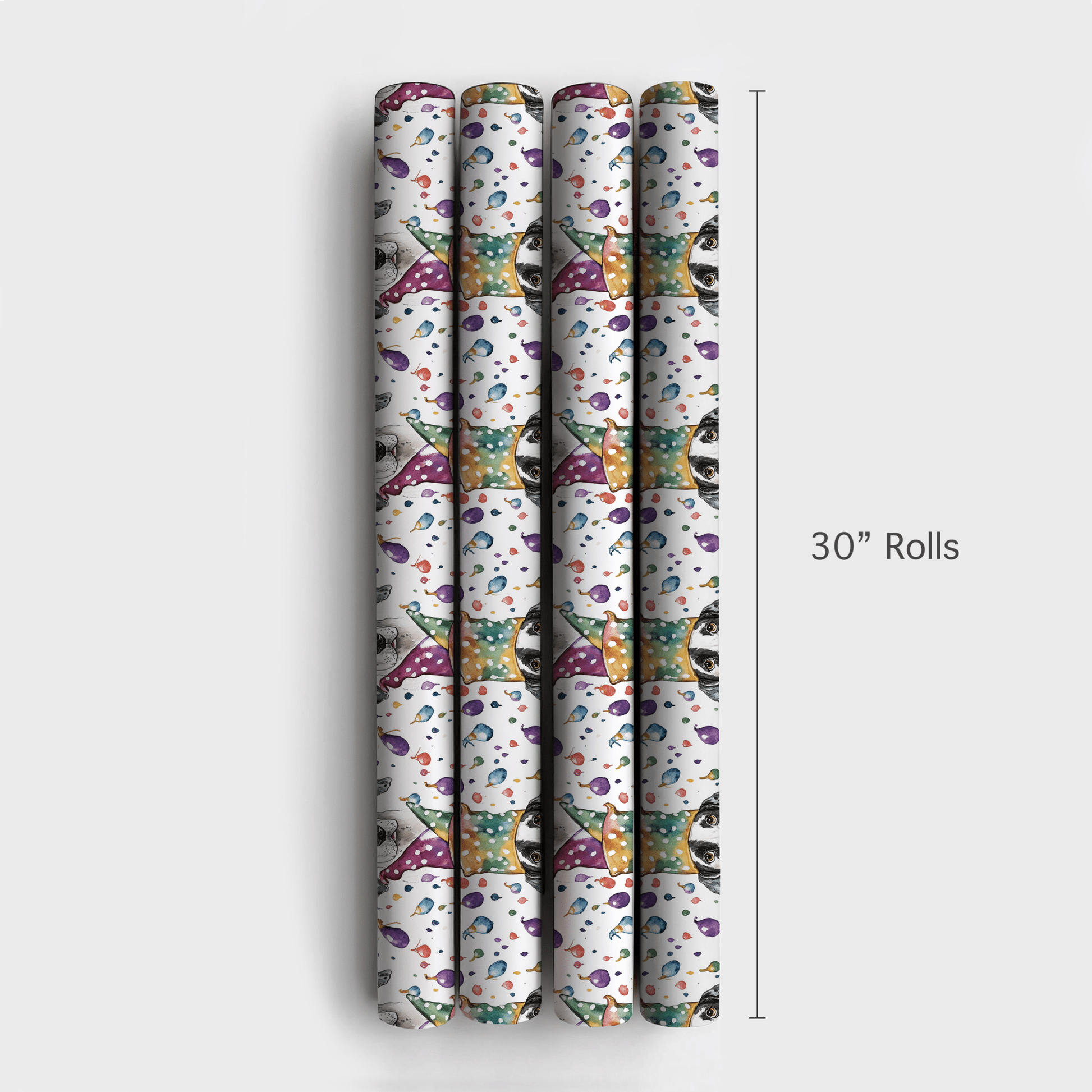 Mardi Gras Dalmatian - Wrapping Paper - Aspen & Arlo