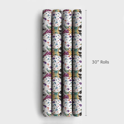 Mardi Gras Dalmatian - Wrapping Paper - Aspen & Arlo