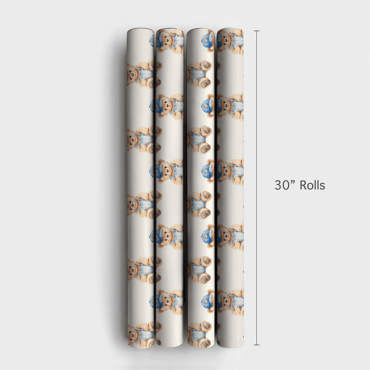 Bear Down - Wrapping Paper - Aspen & Arlo