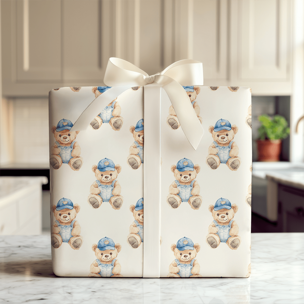 Bear Down - Wrapping Paper - Aspen & Arlo