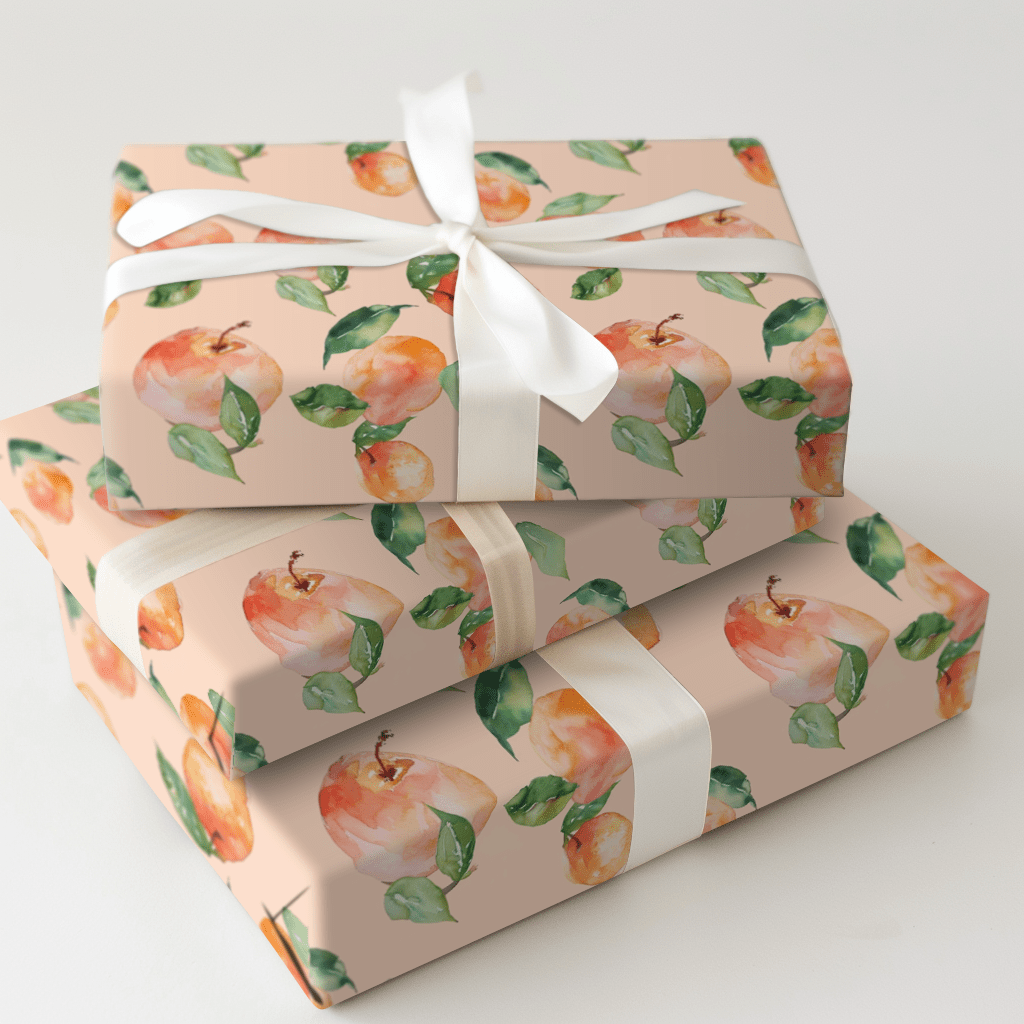 Georgia Peach - Wrapping Paper - Aspen & Arlo