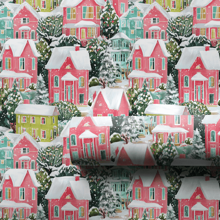 Blush Blizzard - Wrapping Paper - Aspen & Arlo