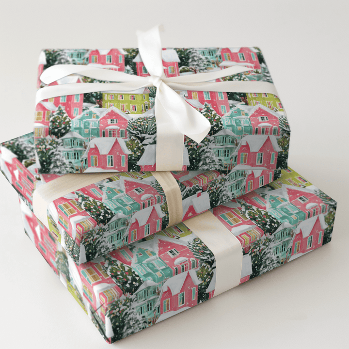 Blush Blizzard - Wrapping Paper - Aspen & Arlo