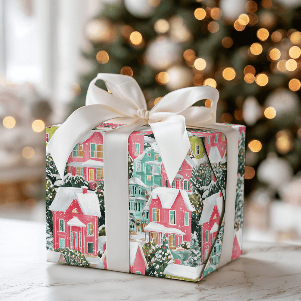 Blush Blizzard - Wrapping Paper - Aspen & Arlo