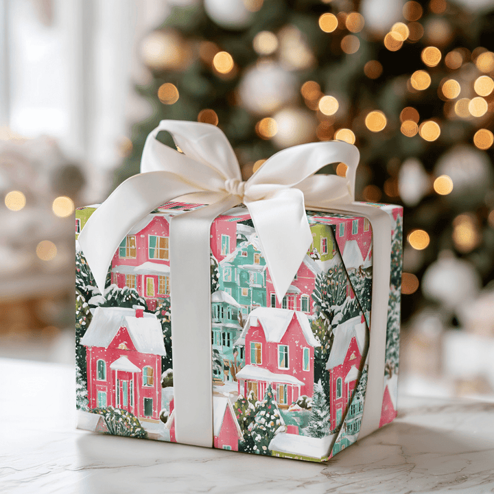 Blush Blizzard - Wrapping Paper - Aspen & Arlo