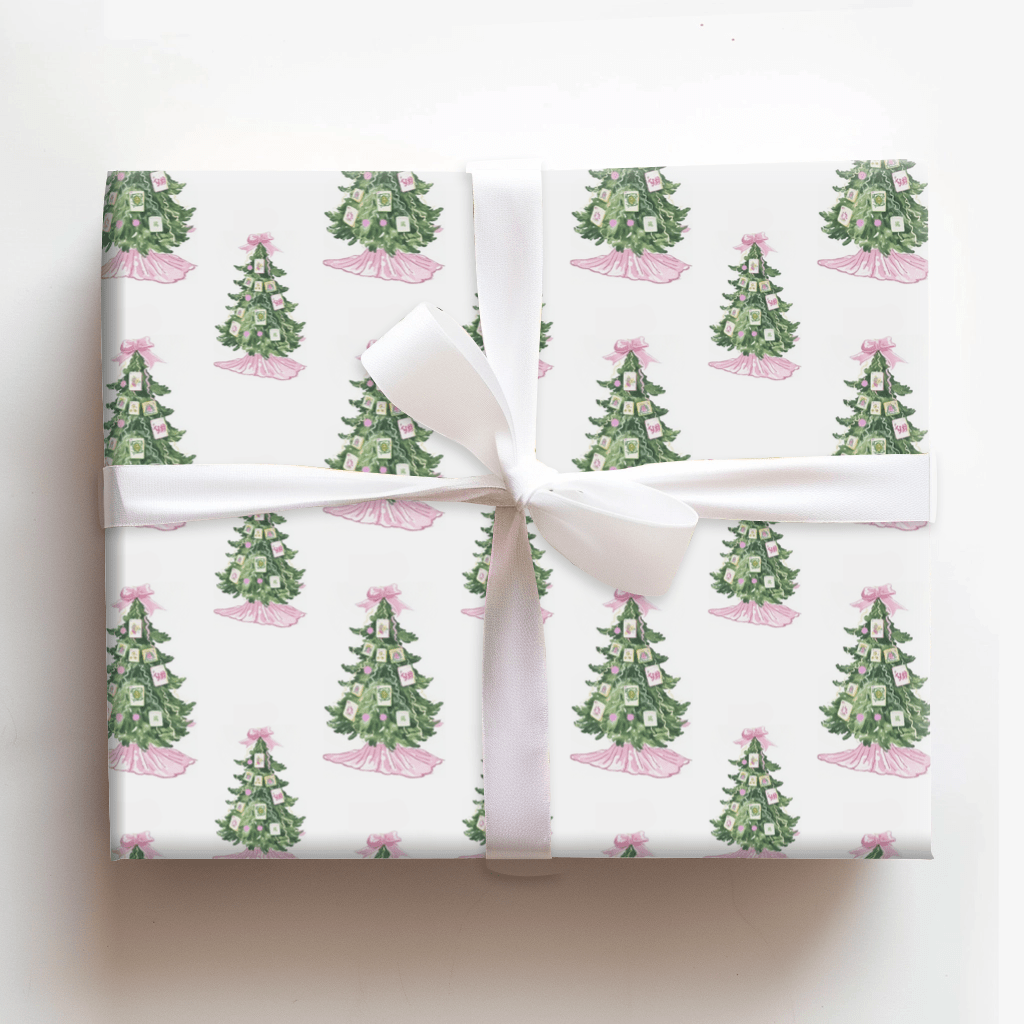 Mahjong Tree - Wrapping Paper - Aspen & Arlo
