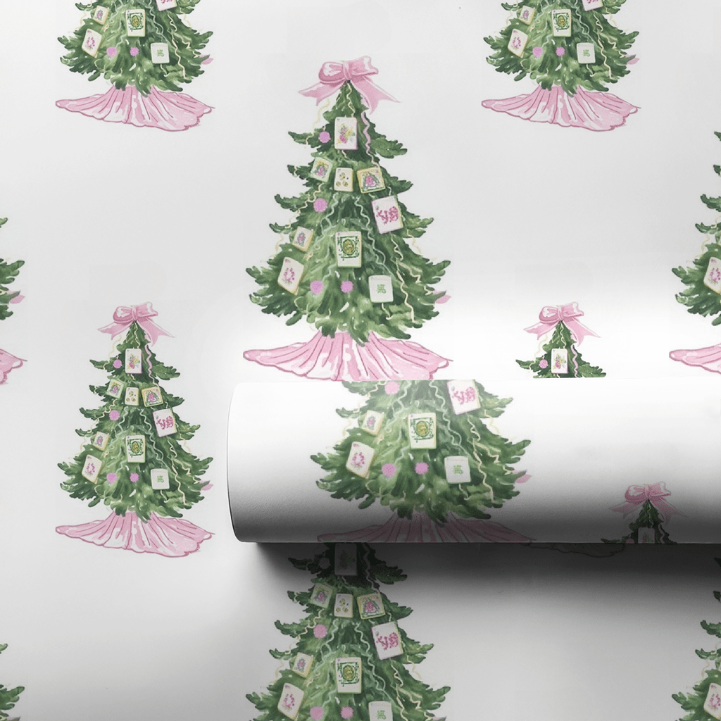 Mahjong Tree - Wrapping Paper - Aspen & Arlo