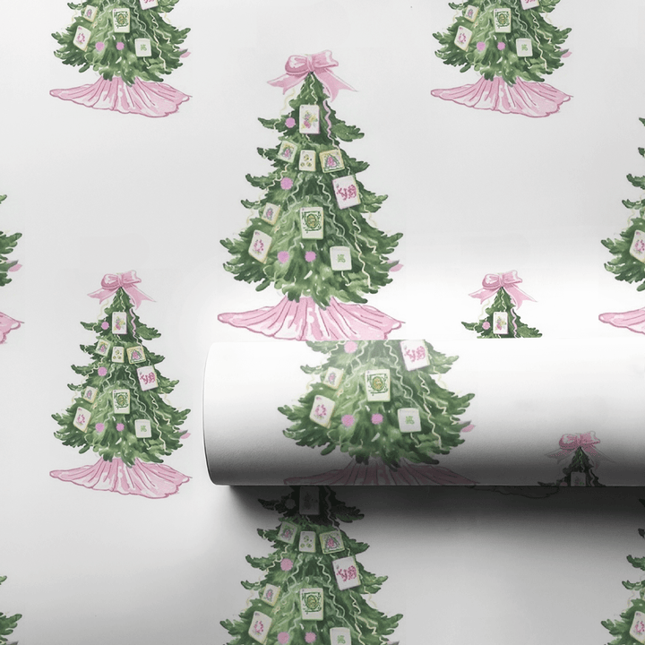 Mahjong Tree - Wrapping Paper - Aspen & Arlo