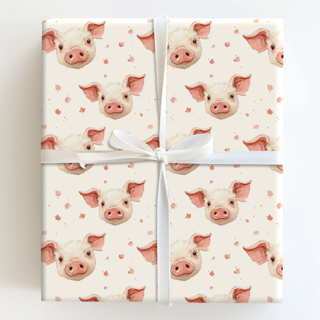 Oink All the Way - Wrapping Paper - Aspen & Arlo