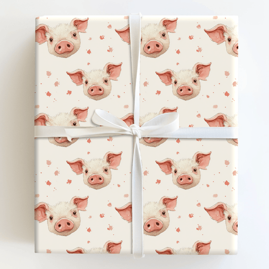 Oink All the Way - Wrapping Paper - Aspen & Arlo