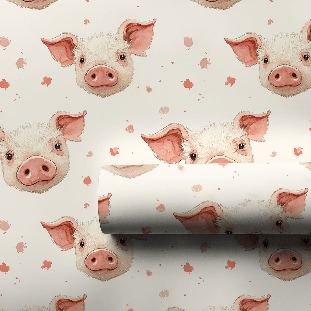 Oink All the Way - Wrapping Paper - Aspen & Arlo