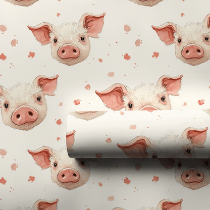 Oink All the Way - Wrapping Paper - Aspen & Arlo