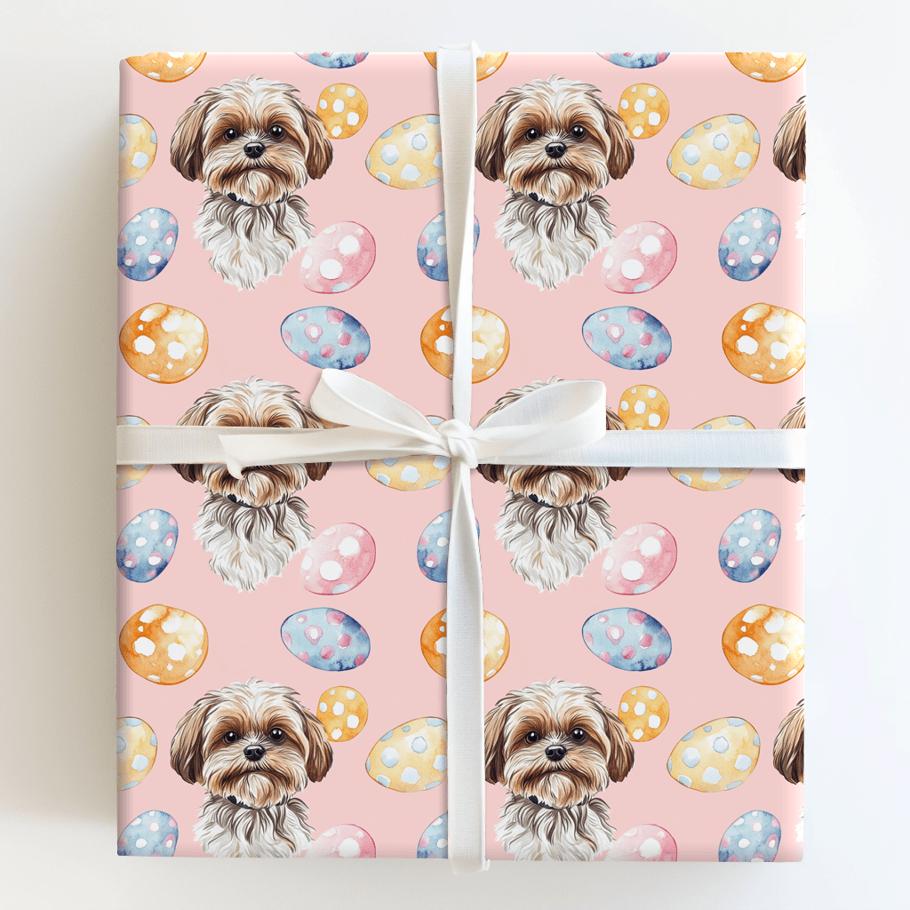 Easter Eggs with the Shih Tzu - Wrapping Paper - Aspen & Arlo