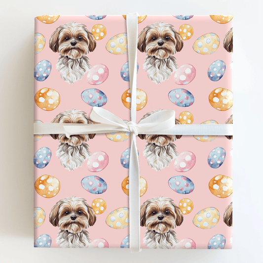 Easter Eggs with the Shih Tzu - Wrapping Paper - Aspen & Arlo