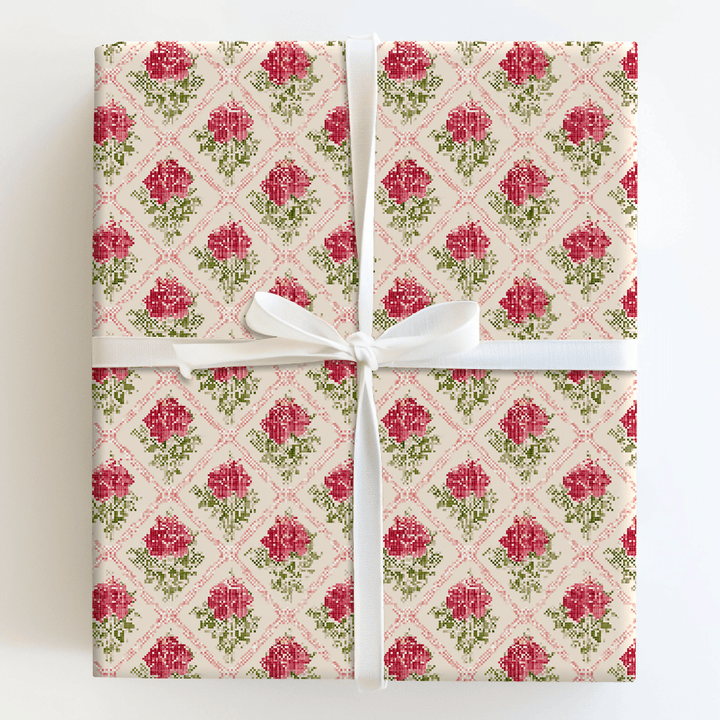 Cottage Stitchery - Wrapping Paper - Aspen & Arlo