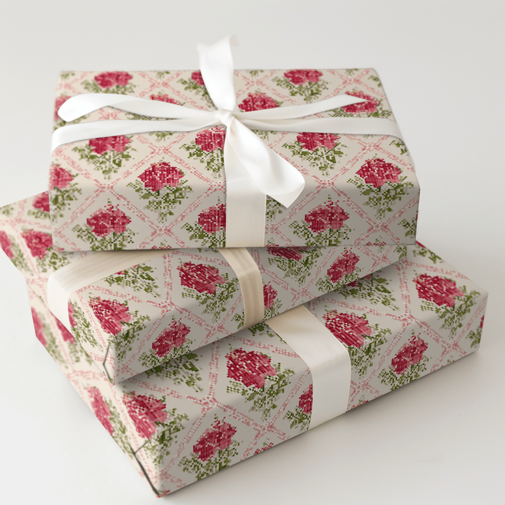 Cottage Stitchery - Wrapping Paper - Aspen & Arlo