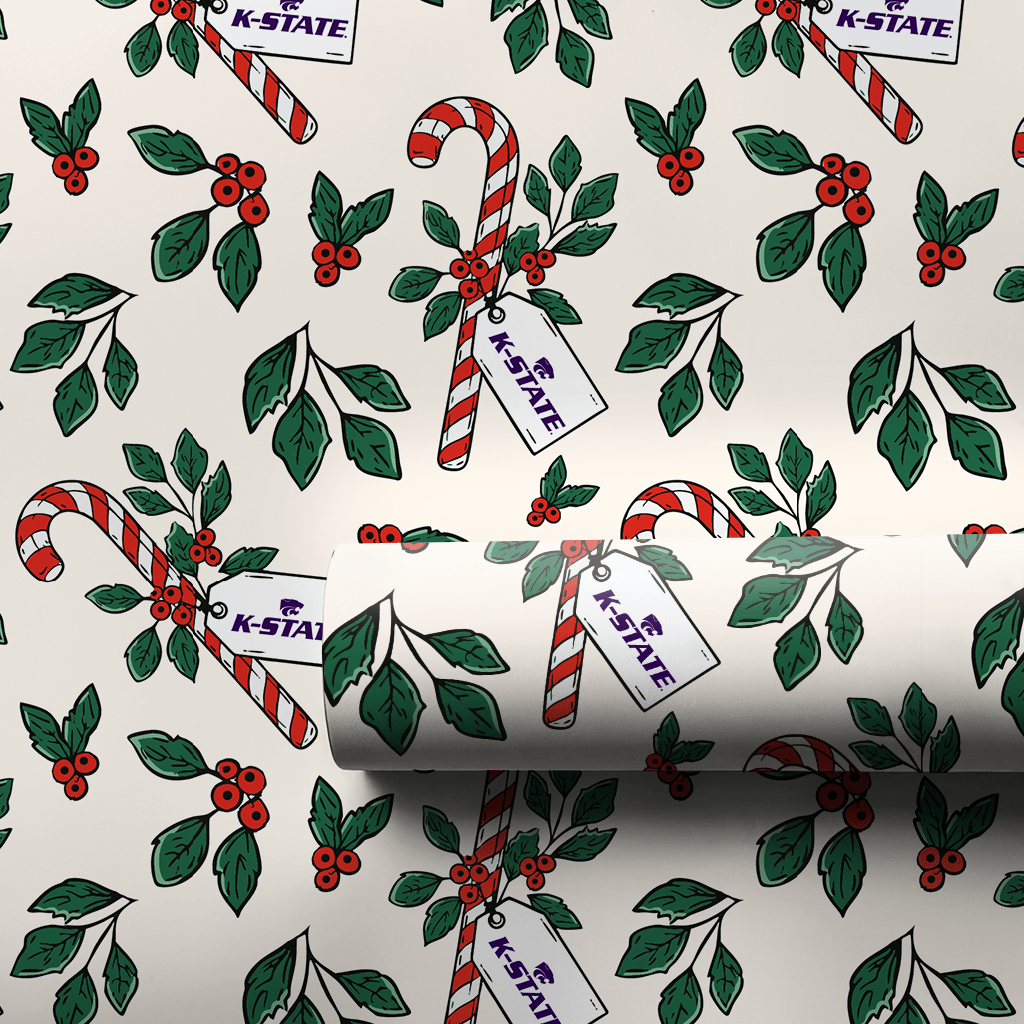 Peppermint WIldcat - Wrapping Paper - Aspen & Arlo