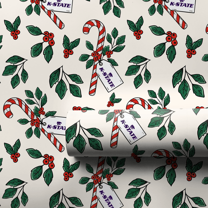 Peppermint WIldcat - Wrapping Paper - Aspen & Arlo