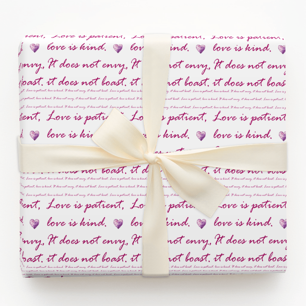What Love Is - Wrapping Paper - Aspen & Arlo