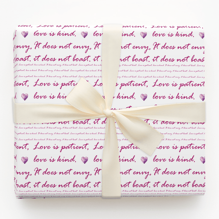 What Love Is - Wrapping Paper - Aspen & Arlo