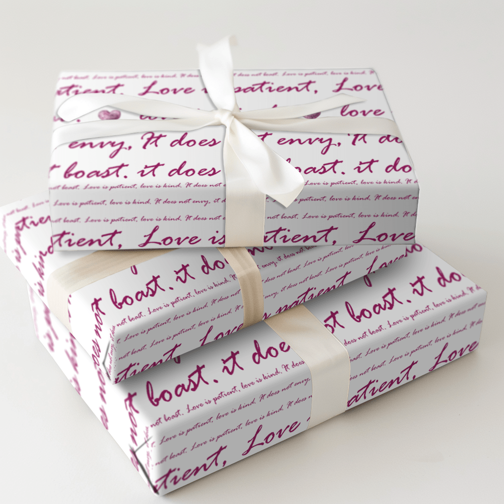 What Love Is - Wrapping Paper - Aspen & Arlo