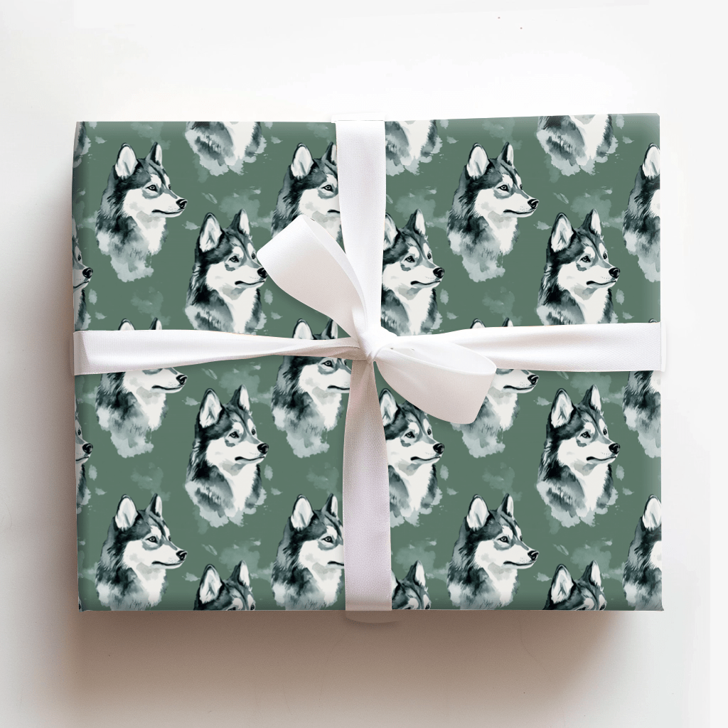 Go Husky Green - Wrapping Paper - Aspen & Arlo