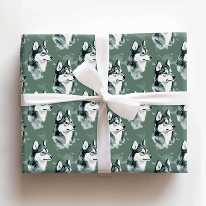 Go Husky Green - Wrapping Paper - Aspen & Arlo